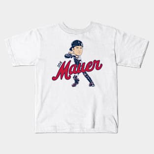 Joe Mauer Caricature Kids T-Shirt